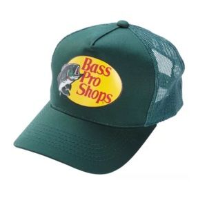 Brand New - Bass Pro Shops Trucker Hat - GREEN     ** SHIPS WITHIN 24 HOURS **